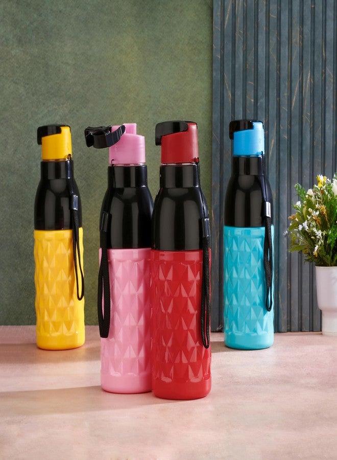 Clazkit زجاجة مياه معزولة من البولي يوريثان من كلازكيت دايموند، بغطاء بلاستيكي قلاب، سعة 500 مل، قد يختلف اللون - Image 4